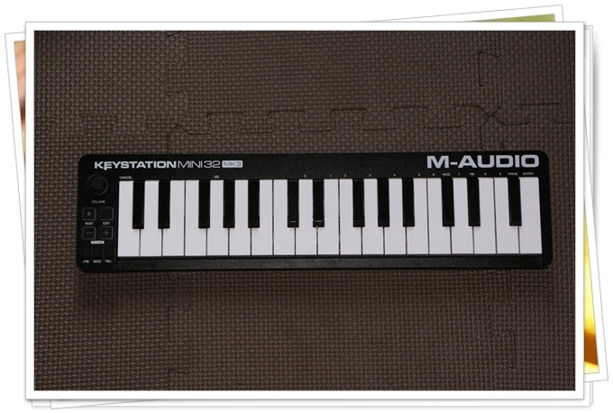 MIDIキーボード故障を修理、M-Audio Keystation Mini 32 MK3: 自作３D